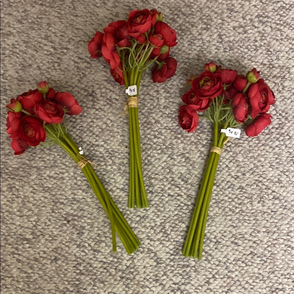 Artificial Red Rose Bouquets